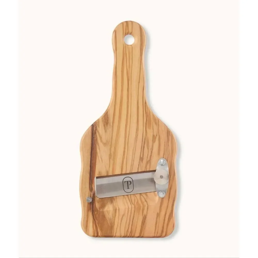 NWT Petrossian La Truffe Wooden Truffle Shaver with Gift Bag Tan OS